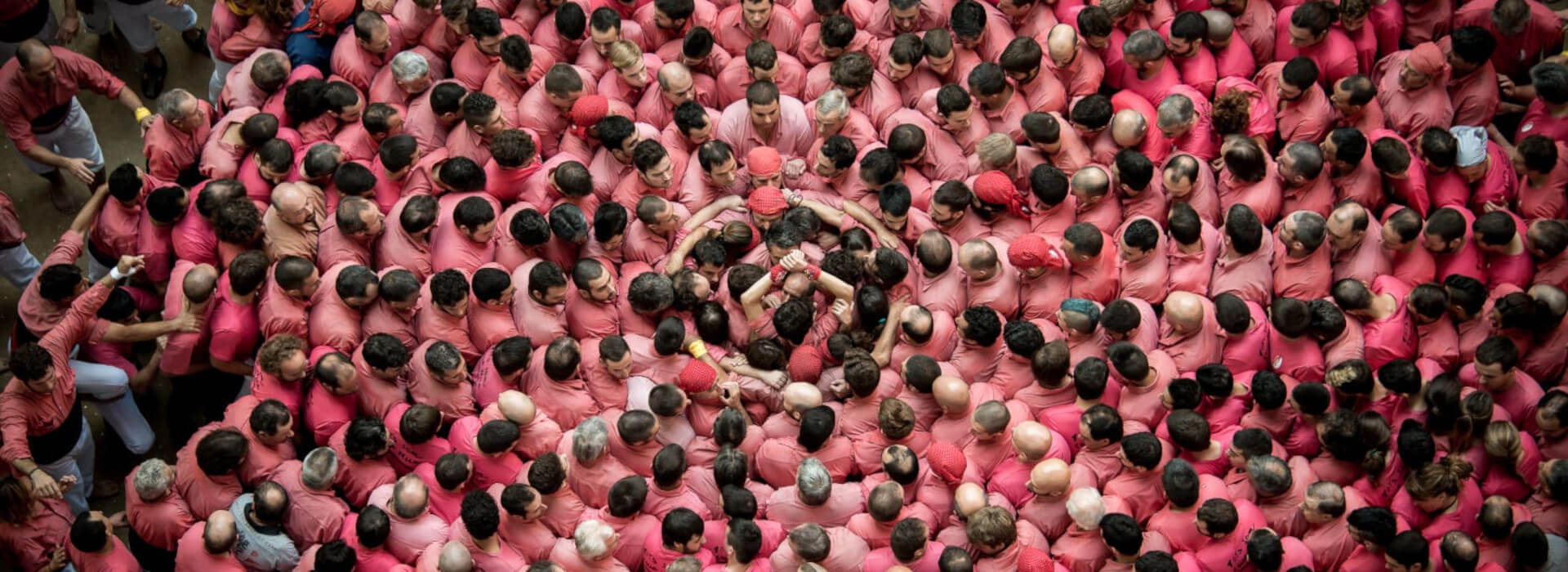 Pinya de la Colla Vella dels Xiquets de Valls