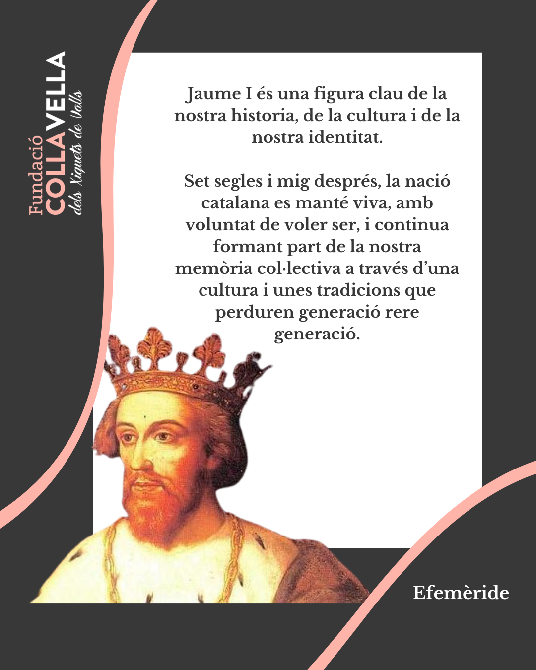 Actualment esteu veient Efemèride Jaume I